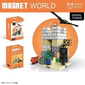 Магнітний конструктор Minecraft Сигнальна Вежа, арт. T9933, 65 дет. T9933 фото