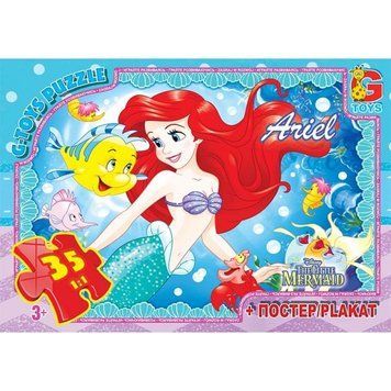 Пазли ТМ "G-Toys" із серії "Русалонька", 35 елементів R008 R008 фото