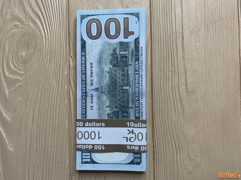 Сувенірні гроші 100$ нового зразка, 80 шт/уп 100$new-34376 фото
