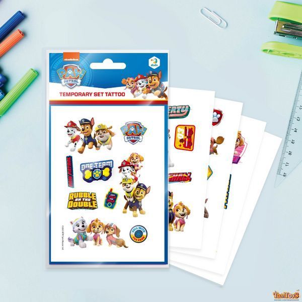 Набір дитячих тимчасових татуювань "Paw Patrol" 200435 "DoDo" 200435 фото