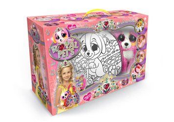 Набор "ROYAL PET'S", сумочка-раскраска + игрушка "Собачка" RP-01-03U фото