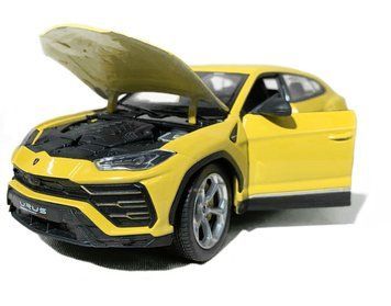 Машинка металева LAMBORGHINI URUS 1:24 ,відкр.двері,капот,2 кольори 24094W 24094 фото