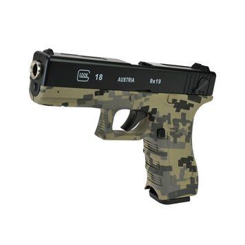 Металевий іграшковий пістолет Glock 18, A3-2, у пакеті A3-2 фото