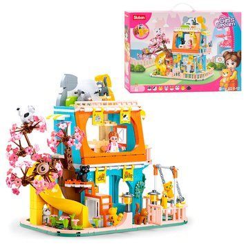 Конструктор "Girls Dream": Будинок для котів SLUBAN M38-B1089 M38-B1089 фото