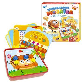 Пізнавальна мозаїка 32577 "WToys", 38 елементів, 12 карток із завданнями, в коробці 32577 фото