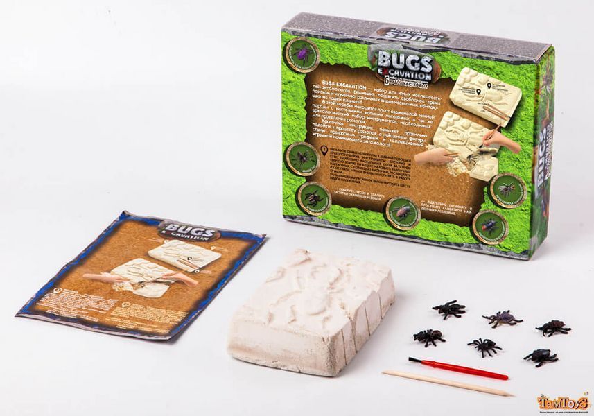 Креативна творчість для проведення розкопок "BUGS EXCAVATION" жуки укр BEX-01-05U,06U-33751 фото