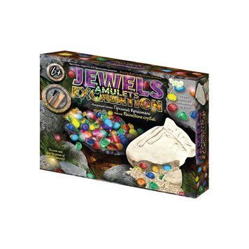 Креативна творчість для проведення розкопок "JEWELS AMULETS EXCAVATION" камні JAEX-01-01-35535 фото