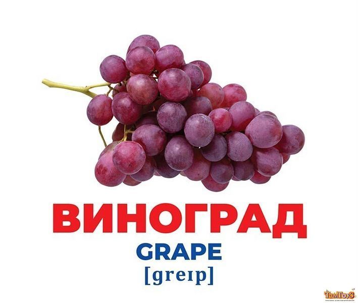 Геній з пелюшок. Фрукти та ягоди. Демонстраційний матеріал 10107195У фото