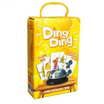 Настільна гра 30324 (укр) "Ding ding", в кор-ці 12-18.7-4.8 см 30324-32866 фото