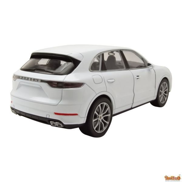 Машинка металева PORSCHE CAYENNE TURBO 1:24 ,відкр.двері,капот,2 кольори 24092W 24092 фото