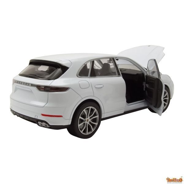 Машинка металева PORSCHE CAYENNE TURBO 1:24 ,відкр.двері,капот,2 кольори 24092W 24092 фото