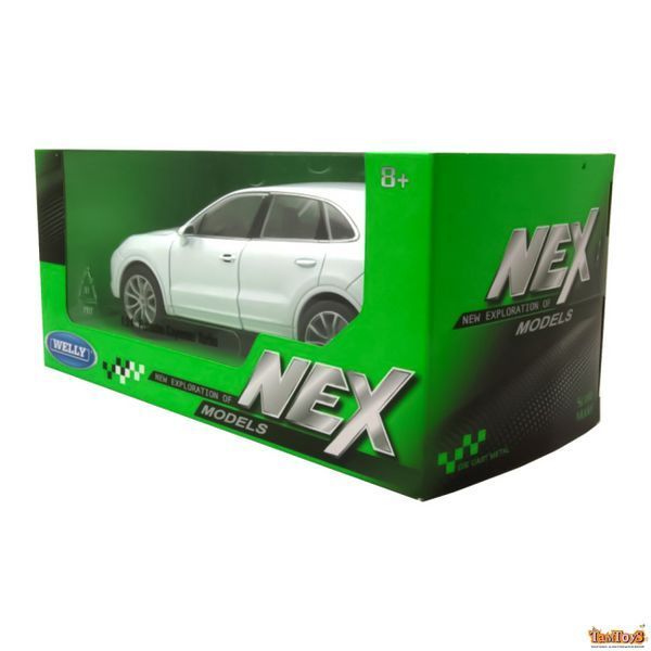 Машинка металева PORSCHE CAYENNE TURBO 1:24 ,відкр.двері,капот,2 кольори 24092W 24092 фото