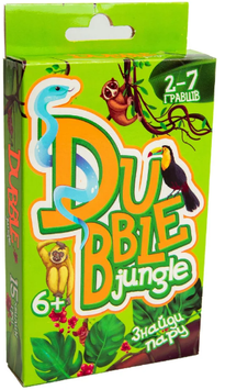 Настільна гра 30344 (укр) "Dubble jungle", в кор-ці 8-12,8-2,2 см 30344-32862 фото