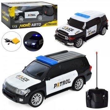 Джип Поліція M 4936 радіокер., акум., USB, 1:12, гумові колеса, 2 види, світло, муз., кор. M 4936 фото