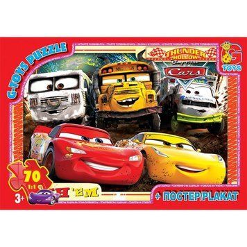 Пазли ТМ "G-Toys" із серії "Тачки", 70 елементів Z10197 Z10197 фото