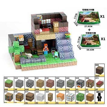 Магнітний конструктор Minecraft LZCK 082, 288 дет. LZCK 082 фото