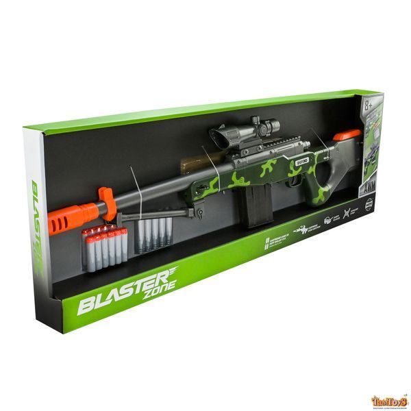 Снайперська гвинтівка Blaster Zone арт. WY2104C стріляє поролоновими кулями, коробка WY2104C фото