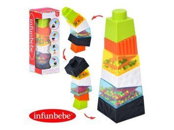 Розвивальна пірамідка з кульками, Infunbebe, PL2061 PL2061 фото