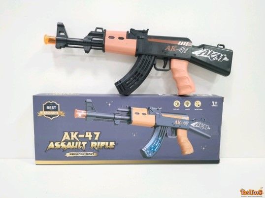 Іграшковий автомат АК-47 зі світлом, звуком та рухомим дулом арт. 5572 5572 фото