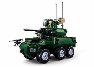 Конструктор SLUBAN M38-B0753 "Model Bricks": Бойовий транспорт піхоти, 382 дет. M38-B0753-23238 фото