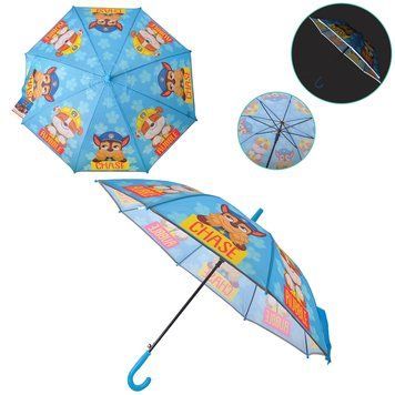 Парасолька дитяча Paw Patrol арт. PL82137 (60шт/5) R=50см, світловідбиваюча стрічка, 67см PL82137-33507 фото