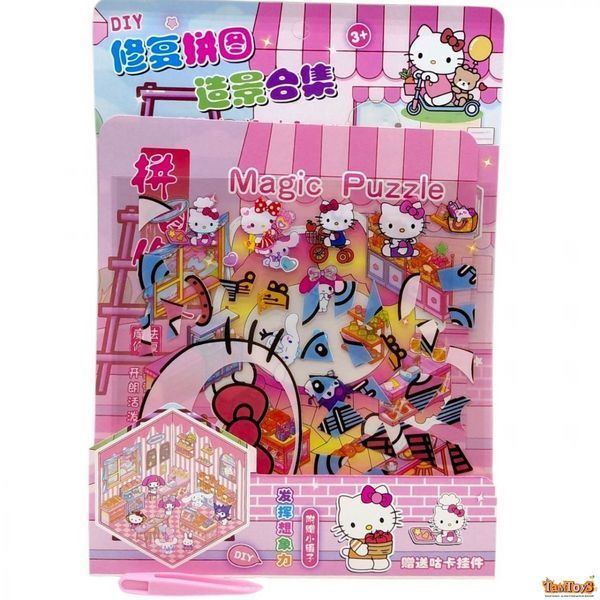 Набір наліпок Roombox Sanrio Magic Puzzle, Kuromi, Hello Kitty, My Melody, Cinnamoroll TT-102 фото