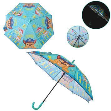 Парасолька дитяча Paw Patrol арт. PL82138 (60шт/5) R=50см, світловідбиваюча стрічка, 67см PL82138-33508 фото