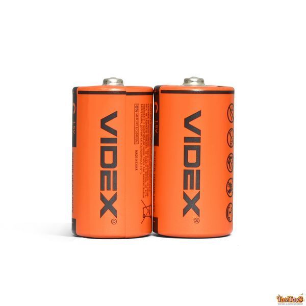 Батарейка сольова Videx R14P/C SHRINK R14P/C фото