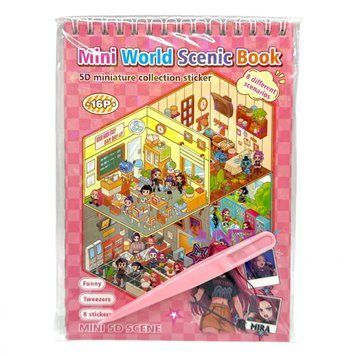 Наліпки Roombox K Pop Demon Hunters, Mini World Scenic Book Блокнот 764064ML фото