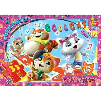 Пазли ТМ "G-Toys" із серії "44 кошеняти", 35 ел.YT50 YT50 фото