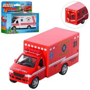 Машинка металева Швидка допомога KS5259W KS5259W-24753 фото