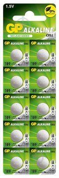 Батарейка GP AG10 (LR54) Alkaline button cell 1.5V 189F-U10 фото