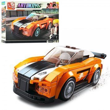 Конструктор SLUBAN M38-B0633B "Car Club": машина, фігурка, 140 дет. M38-B0633B фото