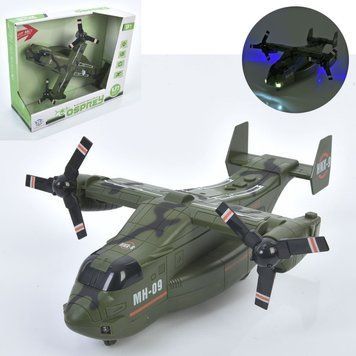 Літак 9999-14A інерц., 1:72, муз., світло, бат.(табл), кор., 30,5-24,5-11,5 см. 9999-14A фото