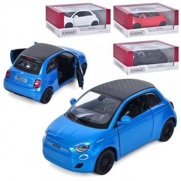 Машинка металева Fiat 500e, KT5440W KT5440W-34581 фото