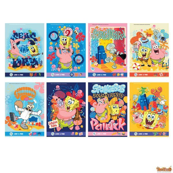 Водна розмальовка Dodo SpongeBob 200642 - багаторазова книжка з водним маркером 200642 фото