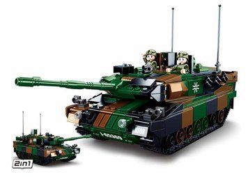 Конструктор SLUBAN M38-B0839 "Model Bricks": Основний бойовий танк Леопард 2А5, 766 дет. M38-B0839 фото
