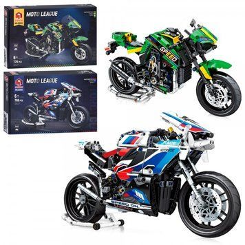Конструктор Мотоцикл BMW M 1000 RR або Kawasaki Z900, Juhang, 82003-82004 82003-82004 фото