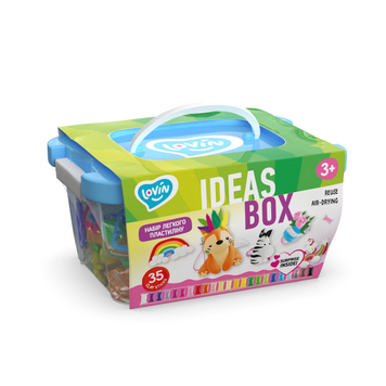 Набір легкого стрибаючого пластиліну TM Lovin Ideas box 70108-33596 фото