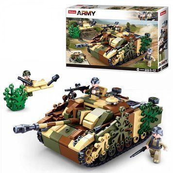 Конструктор SLUBAN M38-B0858 "Army": Танк, 524 дет. M38-B0858 фото