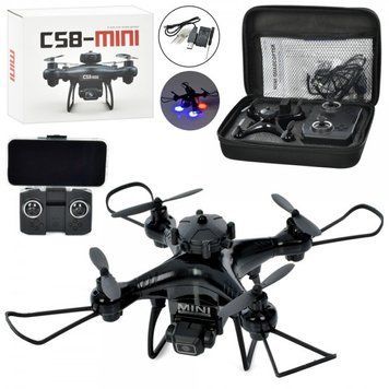 Квадрокоптер CS8 Mini, CK-05(CS8) радіокер., акум., USB, камера, дод. лопасті, світло, кор., 23-19-7 см. CK-05(CS8) фото