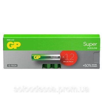 Батарейка GP Super Alkaline AAA, 12 шт 24A21-PAB12 фото