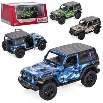 Машинка металева Jeep Wrangler Military, KT5420WB 1:38 KT5420WB фото