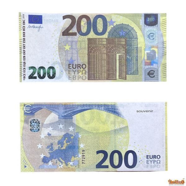 Сувенірні гроші 200&euro;, 80 шт/уп 200evro фото