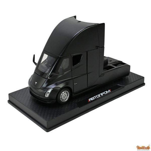 Металева модель Tesla Semi Truck Автопром 1:32 світло звук інерція арт. AP74225 AP74225 фото