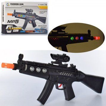Іграшковий автомат MP5 зі світлом, звуком і лазерним ефектом, арт.QL-021-022 QL-021-022 фото