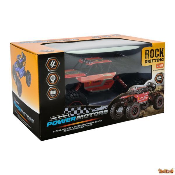 Машинка на радіокеруванні Rock Drifting від POWERMOTORS, арт. PM3403, 1:14 PM3403 фото