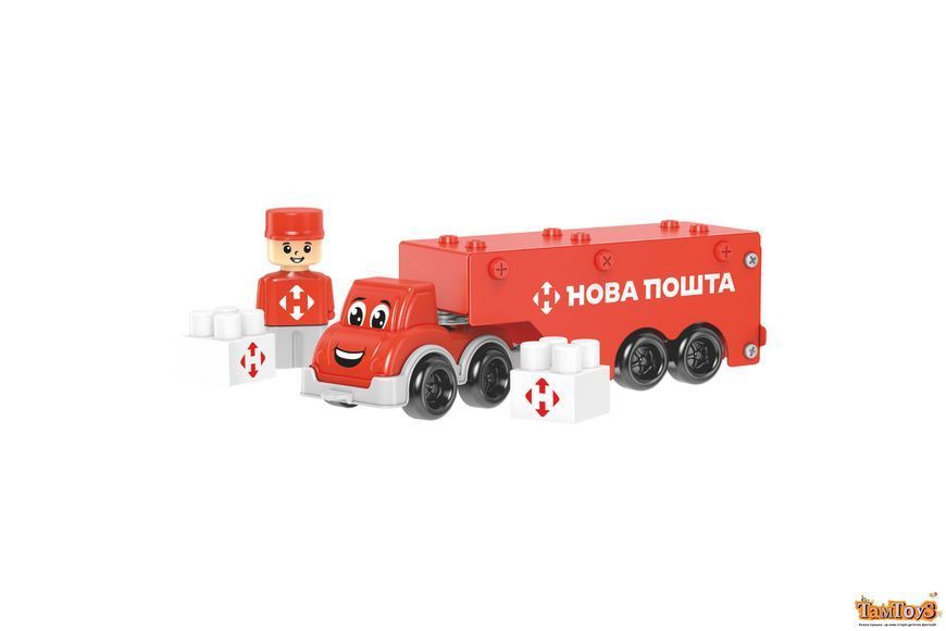 Конструктор металевий фура Нова Пошта ТехноК, арт. 1416 1416 /1 фото